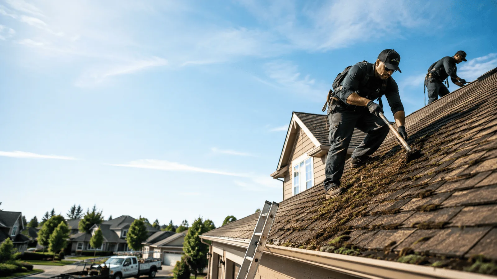 Roof Moss Removal in Depue, IL near me